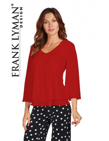 Frank Lyman Top style 176335-rd rouge soldes