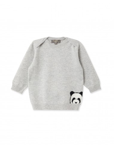 Panda Cashmere Jumper Fumo Grey prix pour 