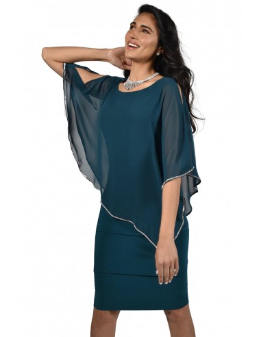 Lyman Dress 219022-Evergreen pas chere