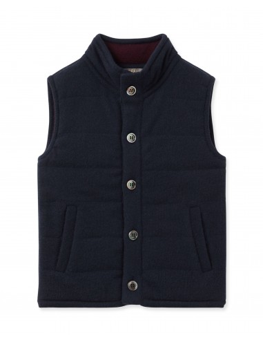 Boys Mall Cashmere Gilet Navy Blue la livraison gratuite