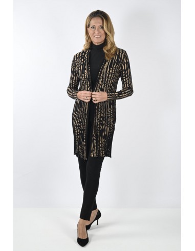 Frank Lyman Cardigan ouvert 233893U Black / Tan À commander