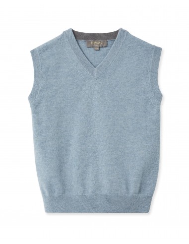 Boys Cashmere Slipover Heather Blue Comparez plus de prix