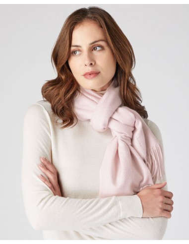 Unisex Large Woven Cashmere Scarf Quartz Pink des créatures d'habitude