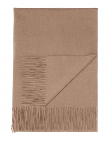 Women's Woven Cashmere Shawl Dark Tan Brown Jusqu'à 80% De Réduction