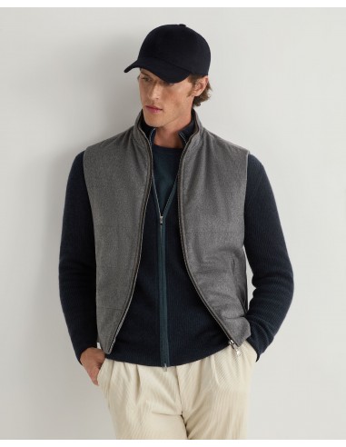 Men's Belgravia Cashmere Gilet Grey Fin de série