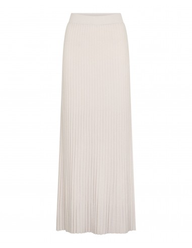 Women's Maxi Rib Cashmere Skirt Frost White store