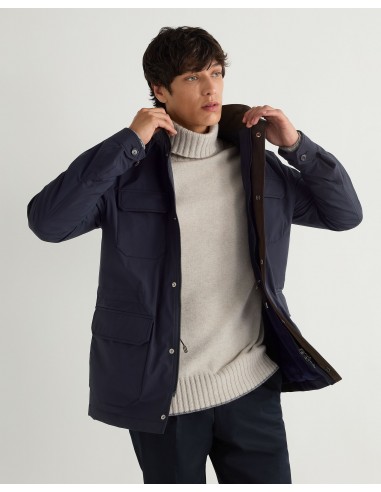 Men's Vale Utility Jacket Navy Blue français