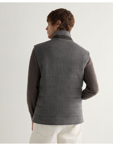 Men's Calgary Cashmere Gilet Grey 2 - 3 jours ouvrés.