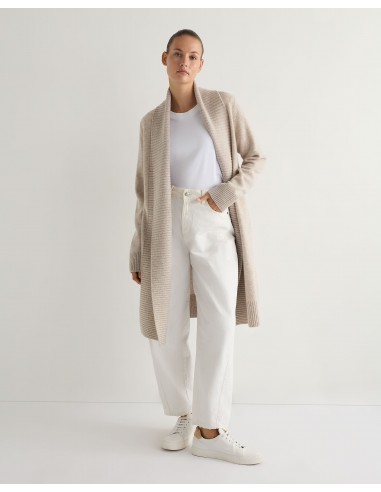 Women's Abbey Cashmere Cardigan Sand Brown plus qu'un jeu 