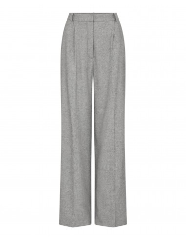 Women's Florence Herringbone Wide Leg Trouser Grey shop