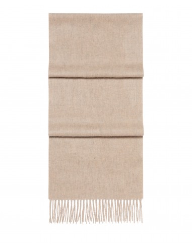 Unisex Woven Cashmere Scarf Oatmeal Brown prix