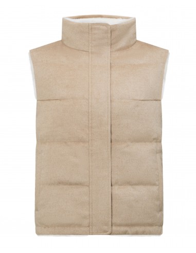 Women's Reversible Rex Gilet Sand Brown Découvrez la collection