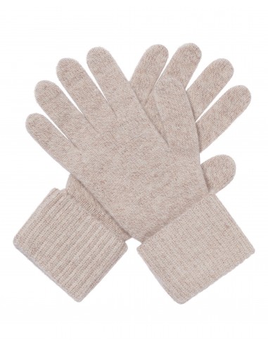 Women's Plated Ribbed Cashmere Gloves Toasted Sesame Brown prix pour 