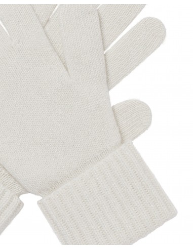 Women's Ribbed Cashmere Gloves With Lurex Snow Grey Sparkle acheter en ligne