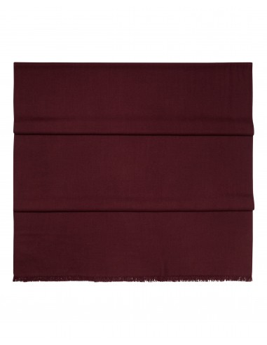 Women's Pashmina Cashmere Shawl Claret Red la chaussure