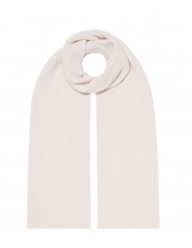 Unisex Ribbed Cashmere Scarf Frost White Comparez et commandez 