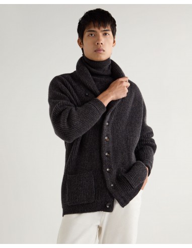 Men's Kensington Cashmere Cardigan Granite Grey acheter