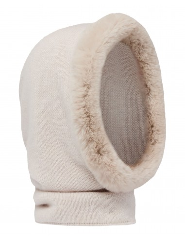 Women's Fur Trim Ski Hood Frost White paiement sécurisé