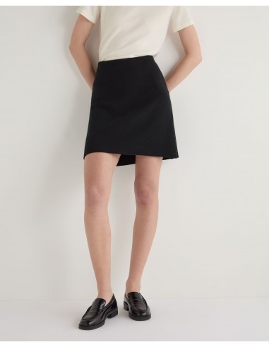 Women's Milano Mini Cashmere Skirt Black pas cheres