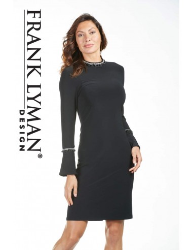 Frank Lyman Dress 185022 Black la colonne vertébrale