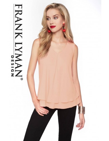 Frank Lyman Top Style 61175-PCH Peach Véritable concentré