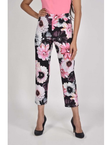 Frank Lyman Pant 221485 Pink/Black en stock