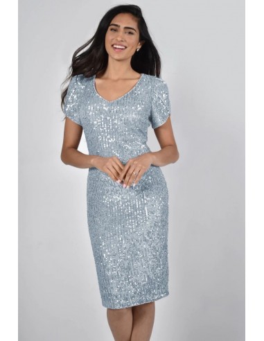 Lyman Dress 228240 Blue/Silver france