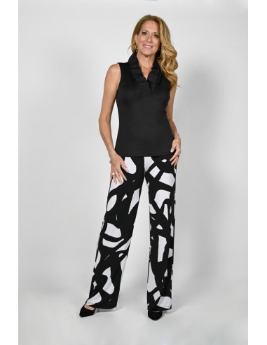 Frank Lyman Pant 236367 Black/White chez Cornerstreet bien 