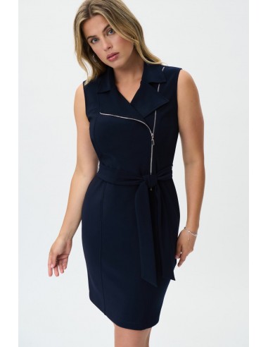 Joseph Ribkoff Dress 231196 Midnight-Blue meilleur choix