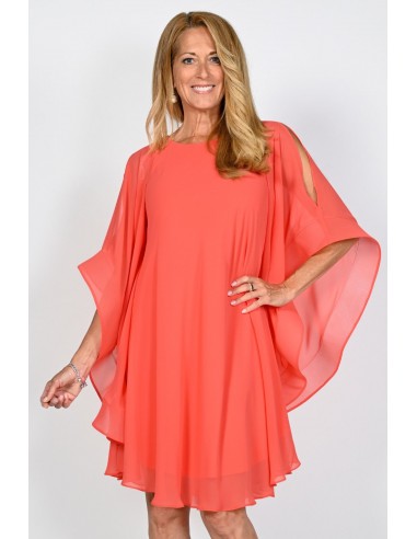 Lyman Dress 219102U-FC Fiesta Coral de pas cher