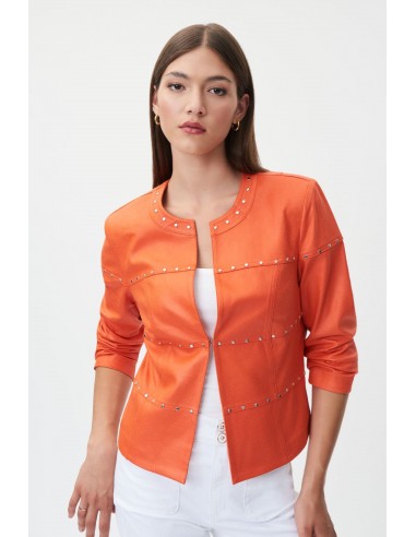 Joseph Ribkoff Jacket 232904-ORA Orange sur le site 