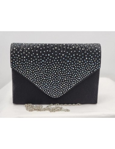 BM Creations Evening Clutch B102-BLK Black hantent personnes