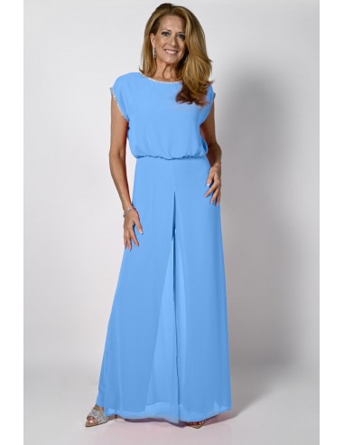 Lyman Jumpsuit 238129-CB Caribbean Blue les ctes