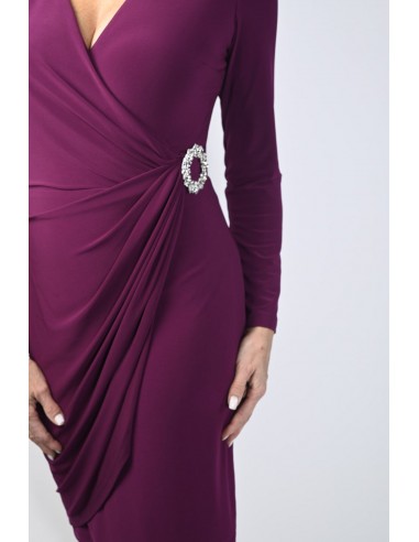 Lyman Dress 239015-SAN Sangria rembourrage situé sous