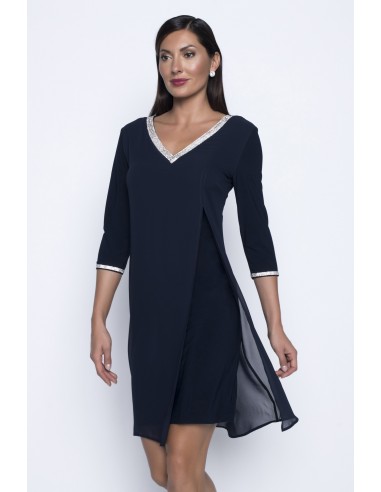 Frank Lyman Dress 208003-MID Midnight de France