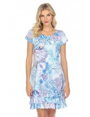 Tango Mango Dress D9443-5459 Blue/Multi le concept de la Pate a emporter 