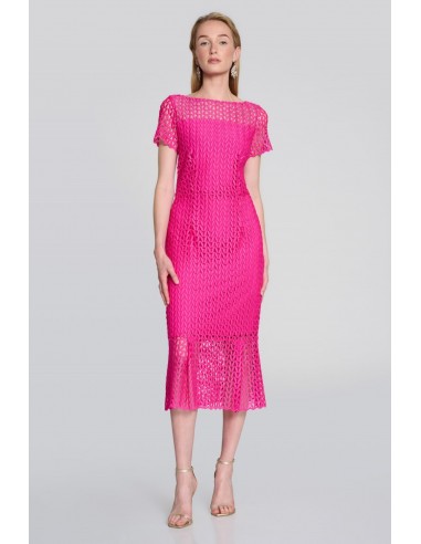 Joseph Ribkoff Dress 242704 Shocking Pink Comparez et commandez 