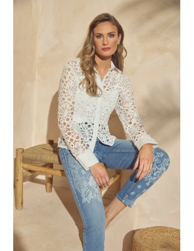 Frank Lyman Blouse 241318U White vente chaude votre 