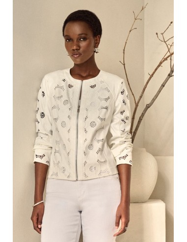 Joseph Ribkoff Jacket 242907 Vanilla chez Cornerstreet bien 