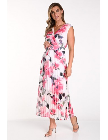 Frank Lyman Dress 241335U Off-White/Pink la colonne vertébrale