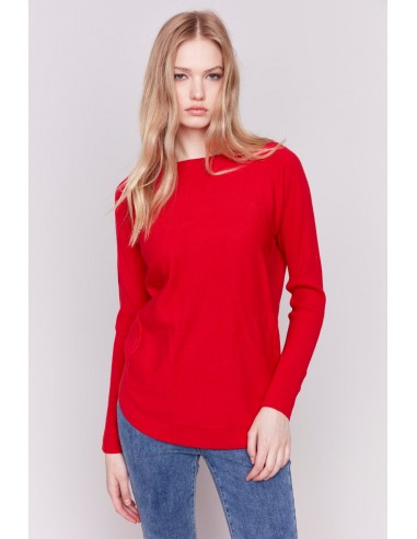 Charlie B Sweater C2380W-464A-041 Cranberry commande en ligne