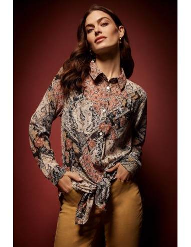 Charlie B Blouse C4308XP-782A-P622 Paisley en ligne