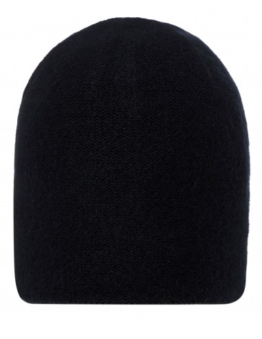 Unisex Double Layer Cashmere Beanie Black En savoir plus