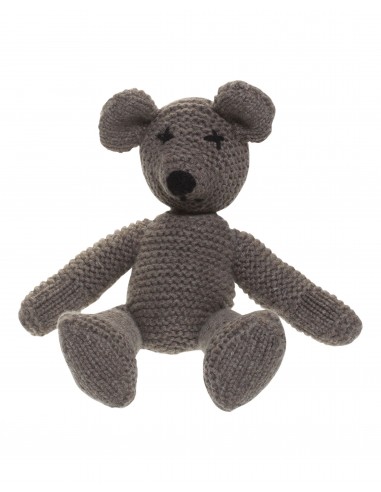 Cashmere Teddy Bear Rich Brown Dans la société mordern