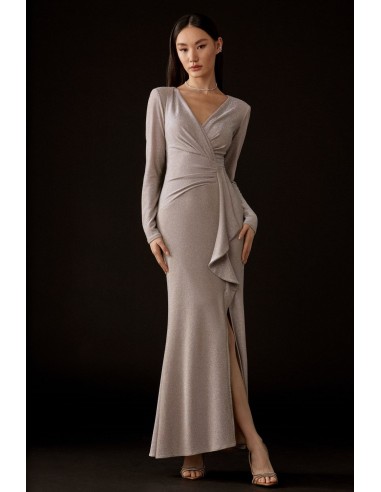 Joseph Ribkoff Signature Gown 243793 Nude la colonne vertébrale