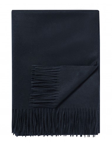 Unisex Woven Cashmere Blanket Navy Blue 50% de réduction en Octobre 2024