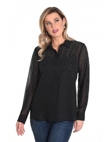 Frank Lyman Blouse 243414U Black Pour