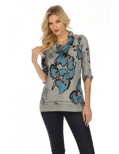 Tango Mango Top T6760-5931 Grey/Multi hantent personnes